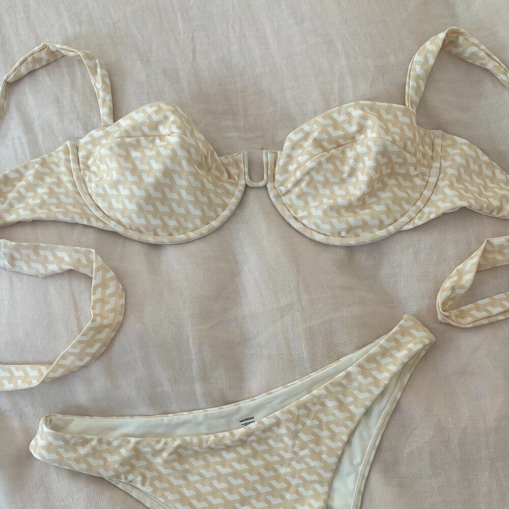 Cala Roja Top - Ivory Geo